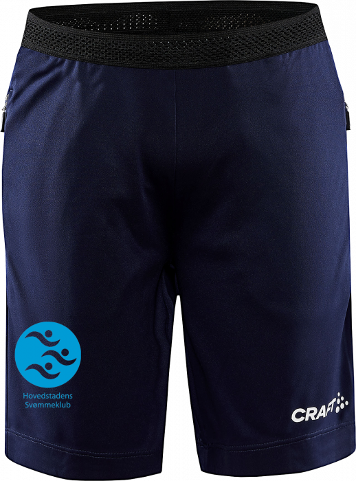 Craft - Hsk Shorts W. Pockets Kids - Granatowy & czarny